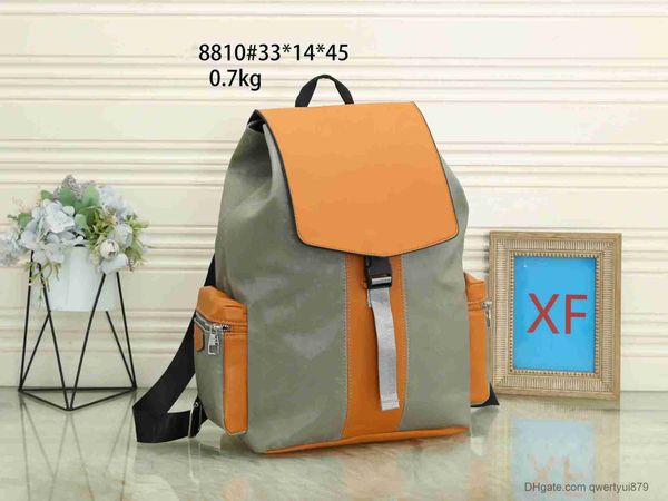 

backpack brand 23ss men's backpack reflective personalized old pattern printed backpacks large capacity travel bag women big size id qw