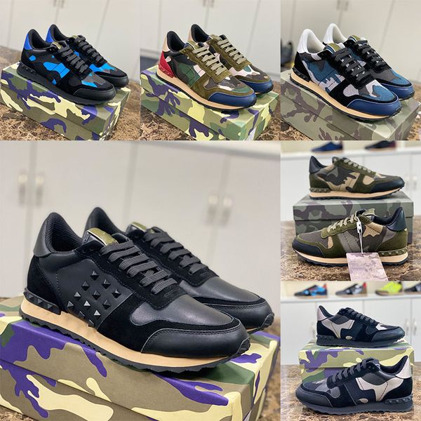 

casual shoes designer plaid diamond flat shoes mesh camouflage fashion sports designer rivet casual suede stylist men's, Black