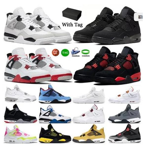 

jumpman 4 men basketball shoes 4s womens mens trainers military black cat canvas a ma maniere red thunder sail cactus jack