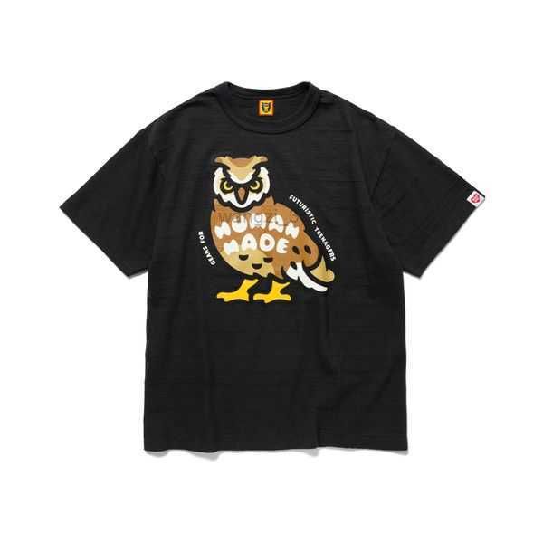 

human made fun print bamboo cotton short sleeve t-shirt women 23s bef1 ye2c n25n 6 6pyi, White;black