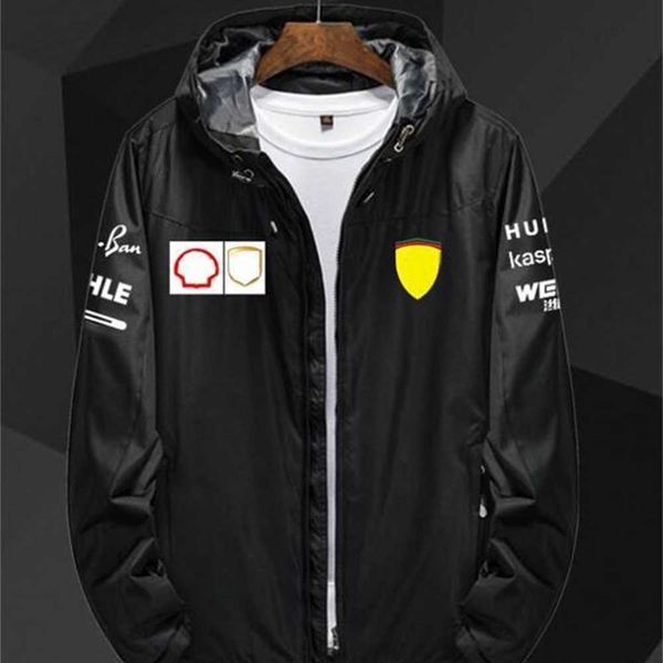 

2020 new f1 racing cotton clothing autumn and winter overalls with the same customization vc8g, Black;brown
