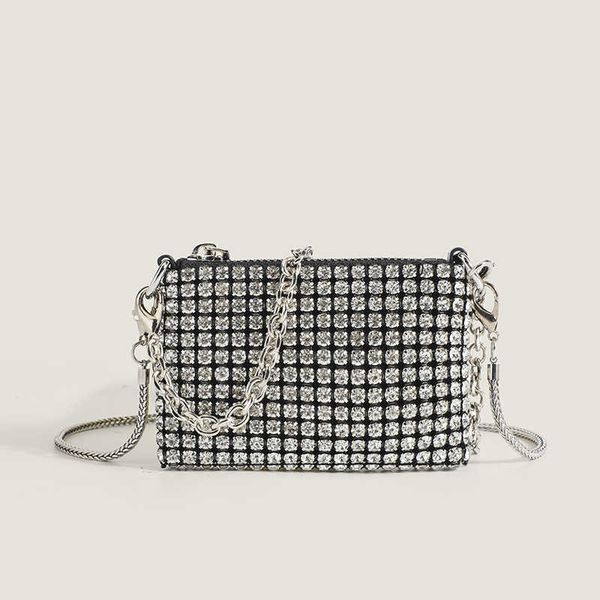 

dinner bag all diamonds bag studded chain mini women's small bag coin purse single shoulder crossbody