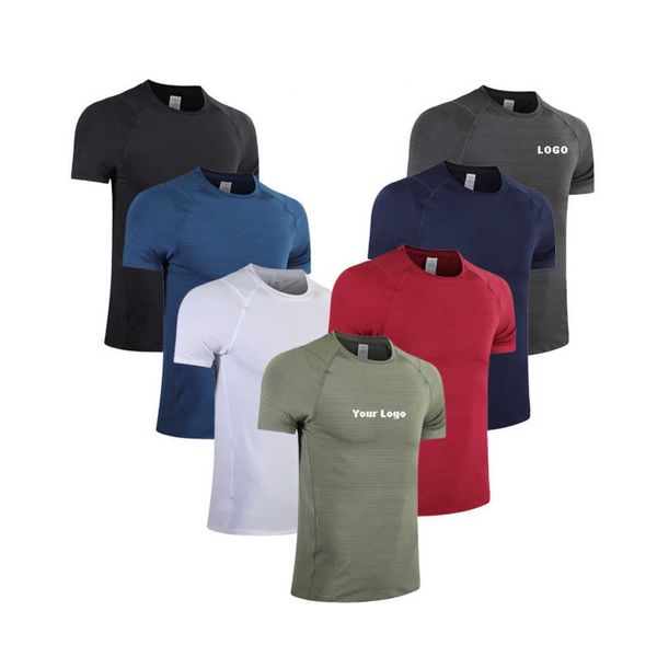 

89% polyester 11% elastane men's moisture wicking active athletic performance crew gym t-shirt quick dry, White;black