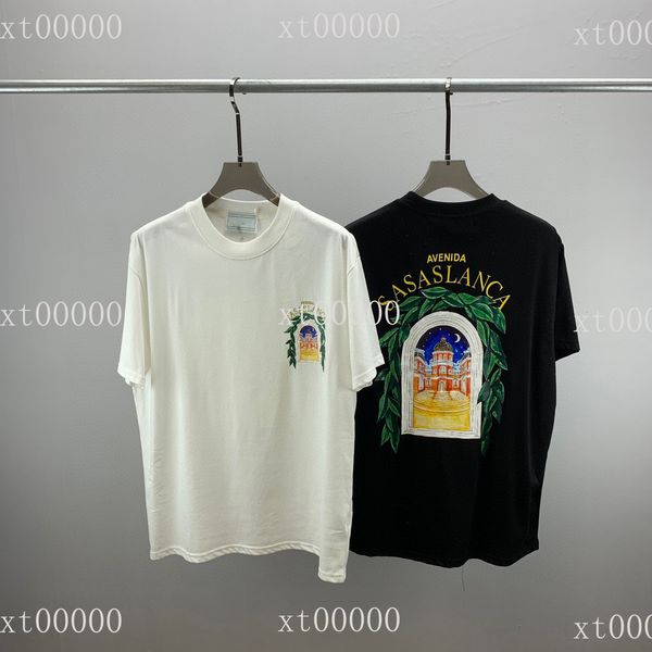 

22ss designer letter printed t shirts tee sweatshirt fashion high street short sleeves summer casual t-shirt breathable men women crew neck, Black;brown