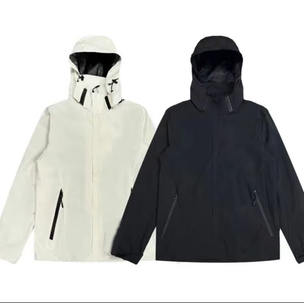 

autumn and winter designer men's casual jacket lovers outdoor hooded windproof thermal jacket asian size s-4xl, Black