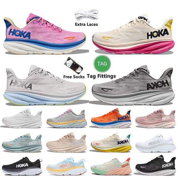 

hoka shoes clifton 8 9 one one sports trainers jogging runnin shoes hokas bondi 8 pink on carbon x 2 cloud ice water harbor grey women men o
