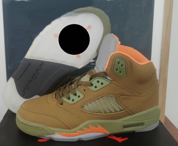 

retro sports shoes 2023 new 5 olive men's men basketball shoes 5s v army green male basketball sneakers