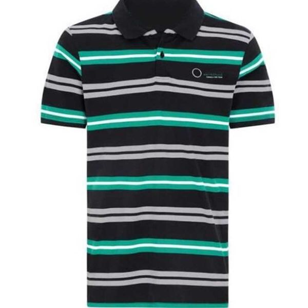 

f1 formula t-shirt summer short-sleeved polo shirt same style customization duj7, Black;brown