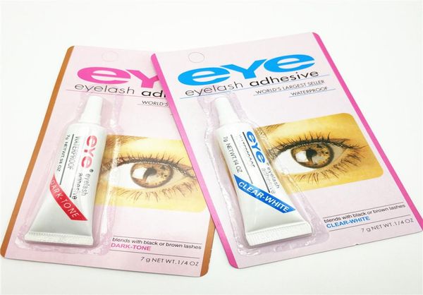 

false eyelashes adhesive eye lash makeup glue clear white black waterproof make up tools 7g8893330