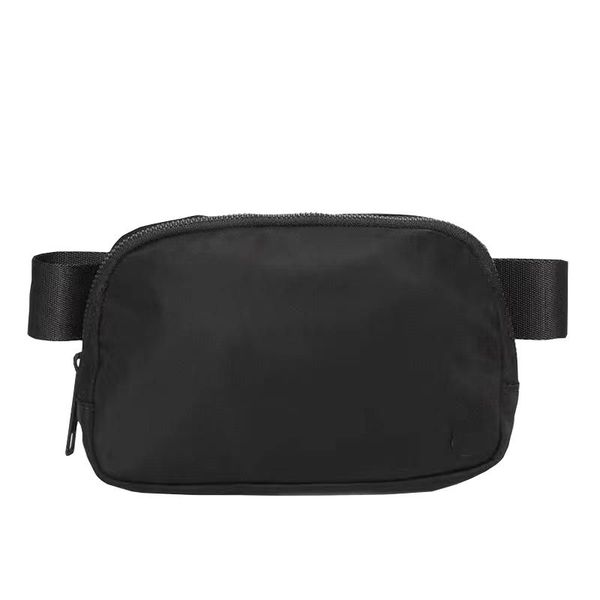 

nylon luxury designer bag everywhere lu belt waist bags fanny pack bumbag women shoulder men bum chest sports yoga bag crossbody breathable