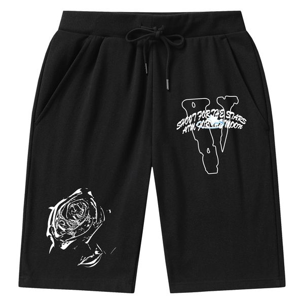 

vlone short designer vlone mens shorts letter printed beach shorts mens tech sport shorts long gym shorts and running workout short with poc, White;black