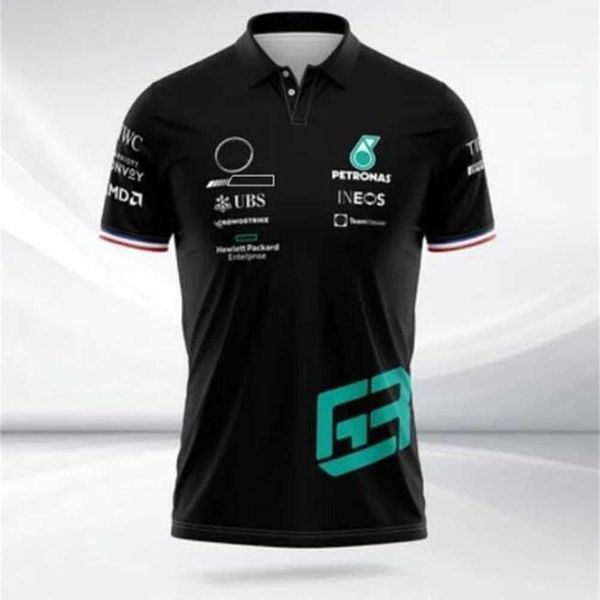 

f1 racing t-shirt new team polo shirt same style customization ul0a, Black;brown