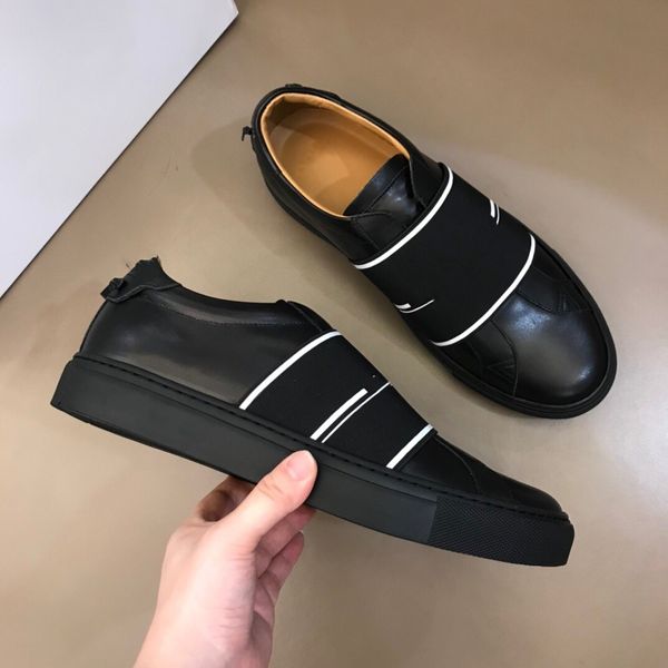 

2023 leather platform oversized sole sneakers white black mens luxury velvet suede air cushion flat heel casual dress shoes size38-45 rda015