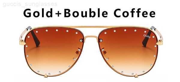 

quay sunglasses for women men designer ladies pilot sunglasses women goggle gradient sun glasses for women female high key shades uv400 2502, White;black