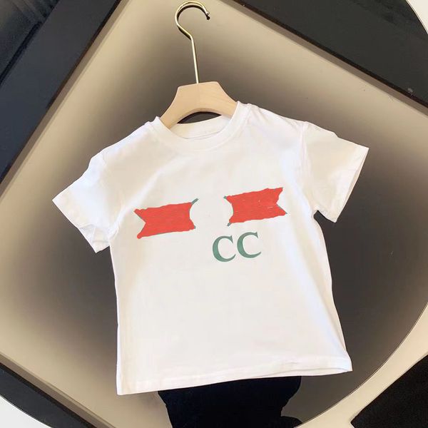 

Designers Clothes Toddler Boys Clothes Kids Boys Girls Clothes Summer Luxury T shirts Shorts Tracksuit Children Outfits 2-11T, White