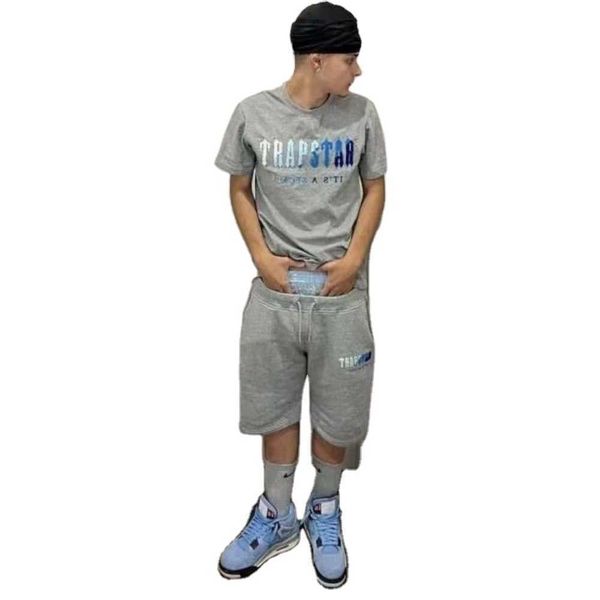 

trapstar shirt men 100% trends uk drill men's clothes vintage graphic print hip hop street short sleeves t-shirts, White;black