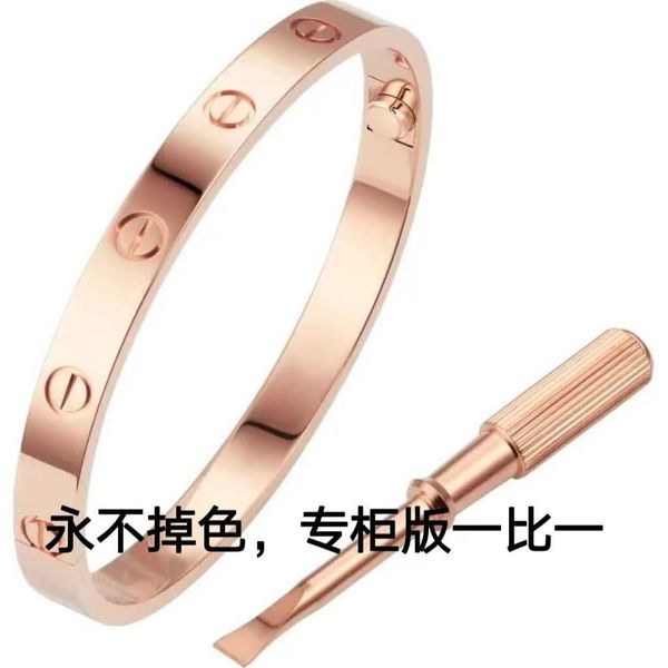 

eller original classic same style c card nail bracelet rose gold full sky star goddess valentine's day gift, Black