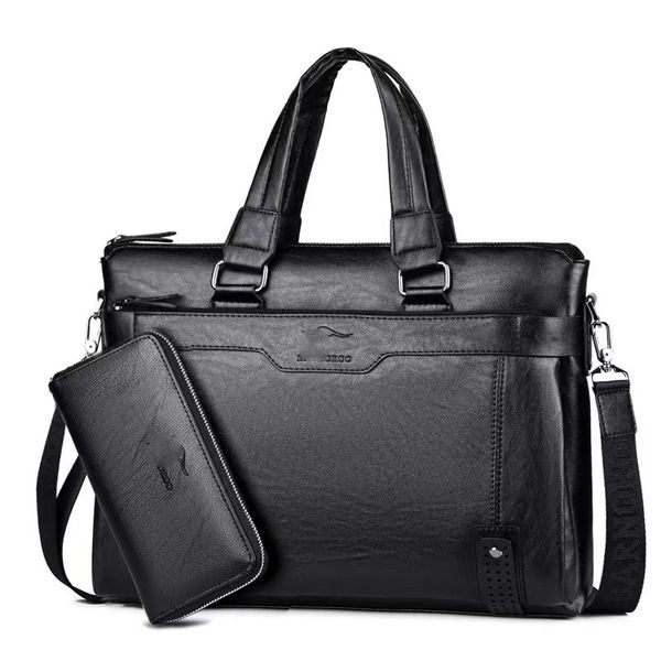 

the latest men's business bag fashion crossbody bag official single shoulder lapbag briefcase manufacturers direct sales