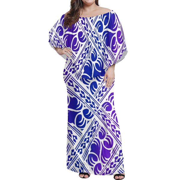 

dresses samoa clothes noble usa sizes samoan 3d hine printed custom ponchos loose dresses, Black;gray