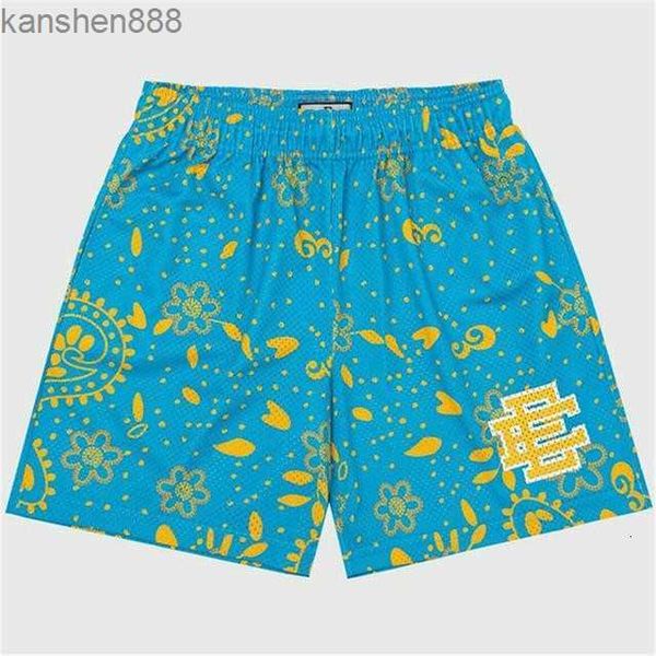 

men shorts pants eric emanuel short man designer shorts ee mens mesh summer short printed drawstring quick dry women, White;black
