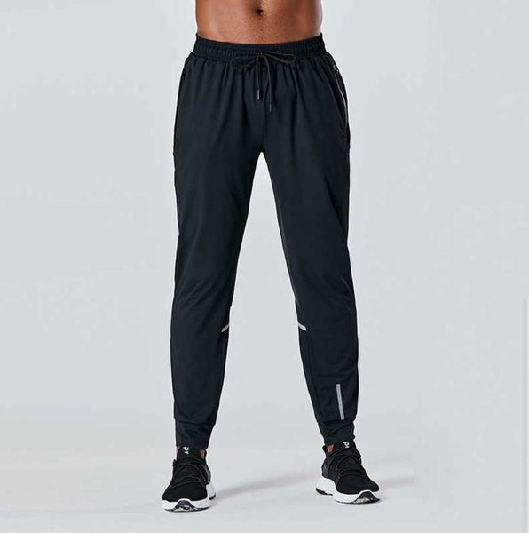 

pants autumn long men lulus sport running align yoga outdoor gym pockets slim fit sweatpants lu pant jogger trousers mens casual elastic lei, Black