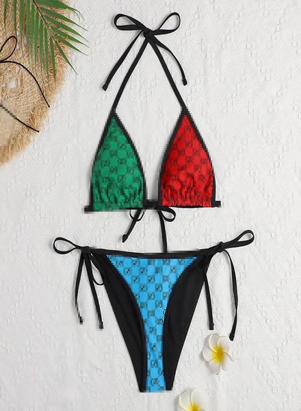 

womens designer bikini women bikinis set with letters summers swimwear for lady bathing suit summer backless beachwear sxl9980404