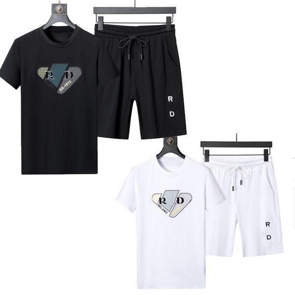 

23ss luxury design camouflage basketball tracksuit set men t shirt shorts sets summer sportswear jogging pants streetwear tshirt suit, Gray