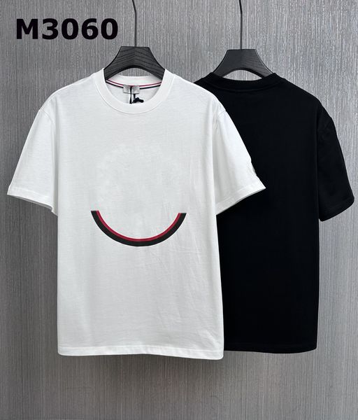 

senior designer men's t-shirt 2023 new women's round neck head cover shirt casual fashion colorful pattern printing letter loose s, White;black