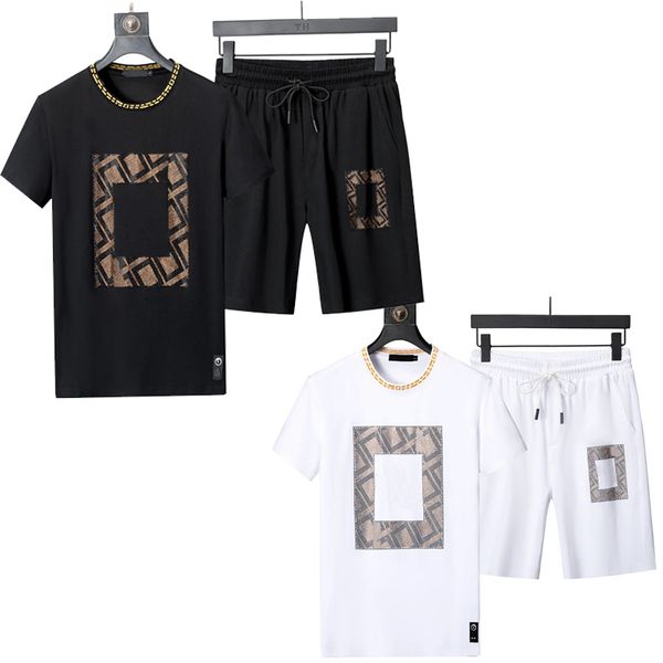 

23ss luxury designer camouflage f basketball tracksuit set men t shirt shorts sets summer sportswear jogging pants streetwear tshirt suit l, Gray