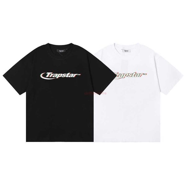 

designer fashion clothing tees tsihrts shirts designertrapstar gradient letter print american niche trendy high street style mens womens sho, White;black
