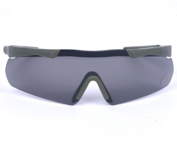 

bulletproof shooting glasses military fan explosion-proof tactical sunglass, White;black