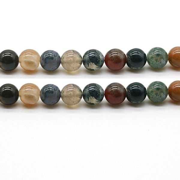 

crystal fashion 10mm round bead natural india agate stone 60pcs for jewelry making charm necklace bracelet earring accessories wholesale