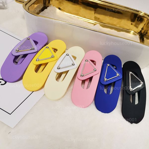 

designer womens p-letter hair clip elastic girl fashion hair clip sweet headwear accessories birthday gifts wholesale manufacturer, Golden;silver