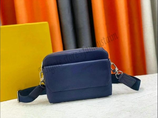 

new print m22482 fastline messenger bag pre-collection 23 fall winter aerogram leather designer men's luxury messenger shoulder bag m22