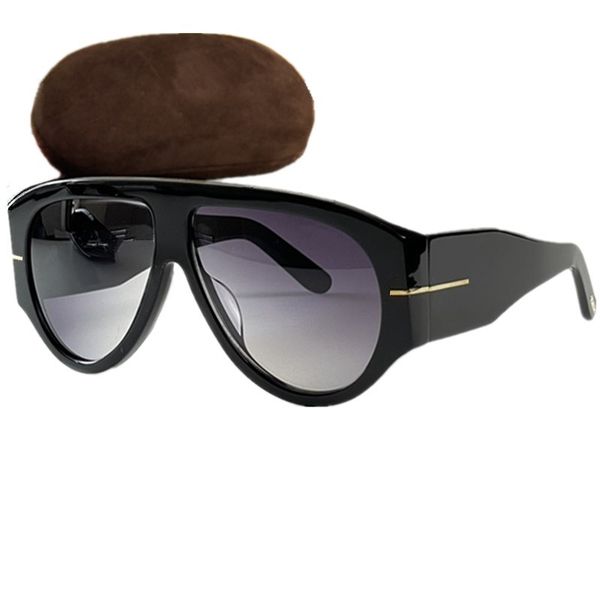 

2023lux summer sunglasses uv400 59mm oversized pilot pure-acetates fullrim gradient avaii polarizing glasses fashion model goggles fullset c, White;black