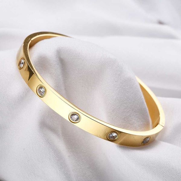

selling funds card same style ten diamond stainless steel bracelet women's bracelet diy, Black