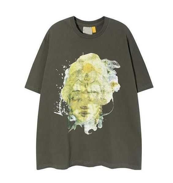 

mens t shirt designer women galleryes t shirt oversized t shirts summer fashion casual 100% cotton angel brand net red retro galerys men wom, White;black