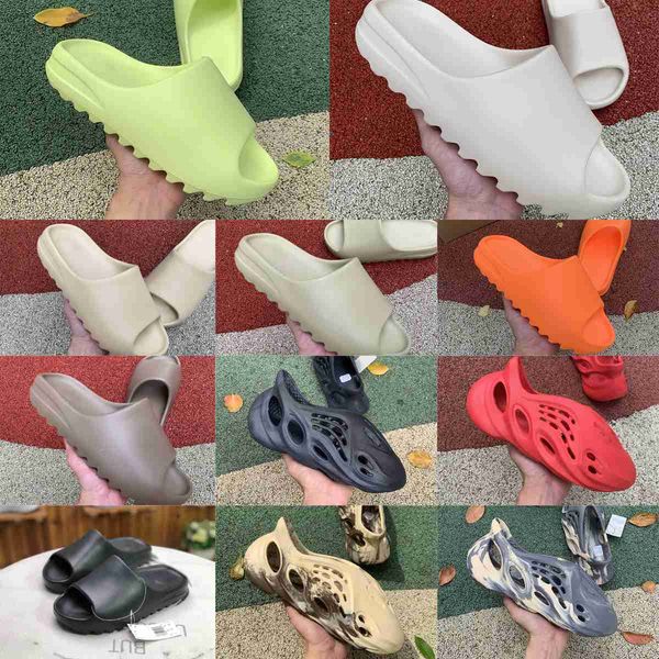 

slides slippers casual shoes desert sand brown flat mens women beach resin slide sandal graffiti bone rubber mxt moon gray mineral blue verm, Black