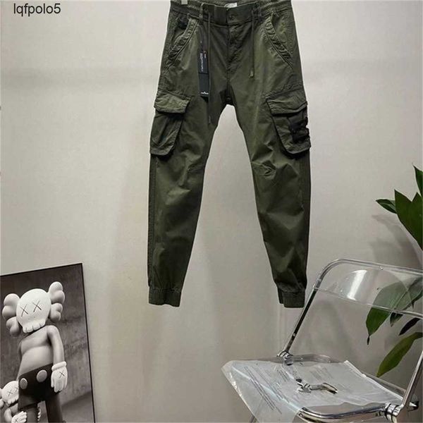 

mens stones patches island vintage cargo pants designer big pocket overalls trousers track pant sweaterpants leggings long sports trousersmb, Black
