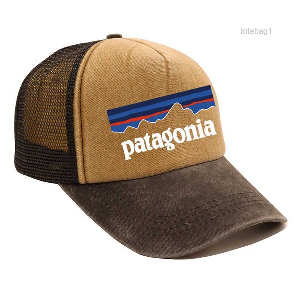 

fashion outdoor hat printed sports patagonia cap breathable cap casual sun patago batagoni hats 2 ieus, Blue;gray
