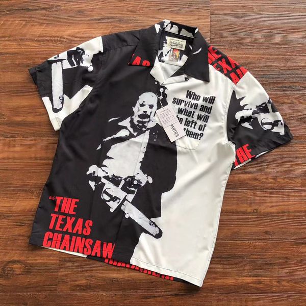 

hawaii beach style shirts men women patchwork short sleeve shirt, White;black