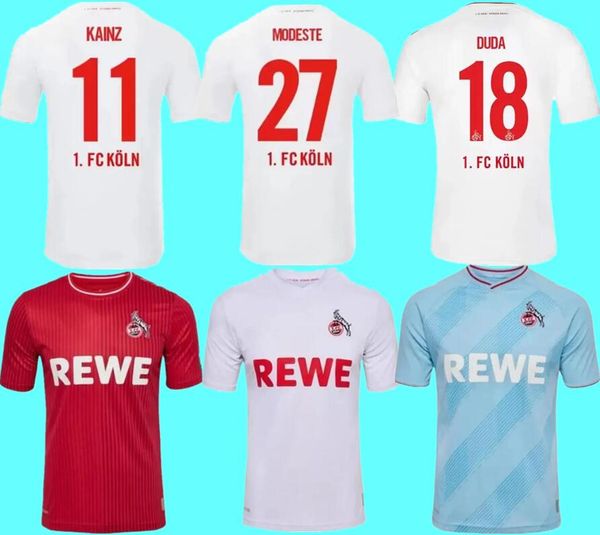 

new 23 24 fc koln soccer jersey home away third 2023 2024 anthony modeste f.kainz r.czichos j.hector e.skhiri the lates football shirts cami, Black;yellow