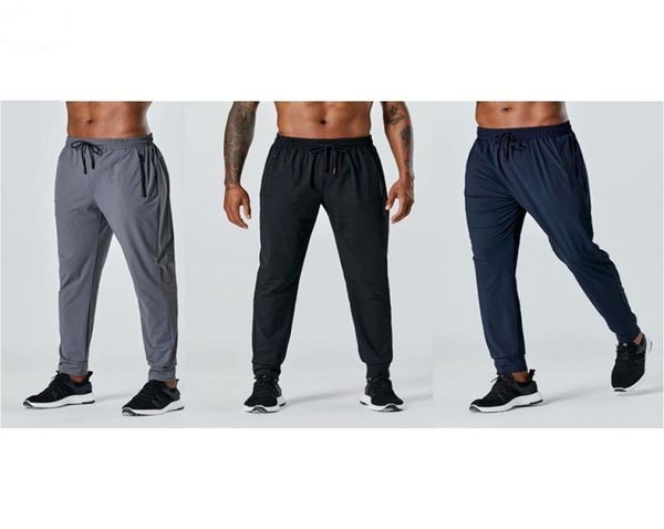 

zipper yoga fly long pants lu men running outdoor gym pockets strousers slim sports fitness sweatpants pant jogger5185323