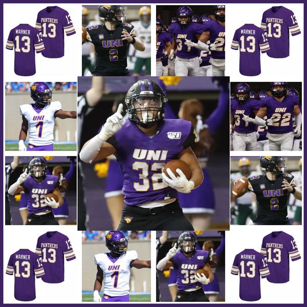 

northern iowa panthers football jersey custom stitched mens youth 88 peter udoibok 4 quan hampton 24 johnathan phenix 58 dylan boles, Black