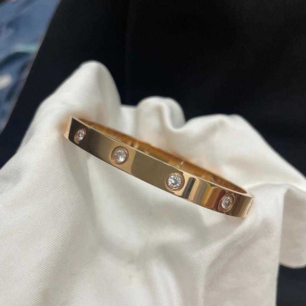 

selling item titanium steel synthetic zircon bracelet classic love, Black