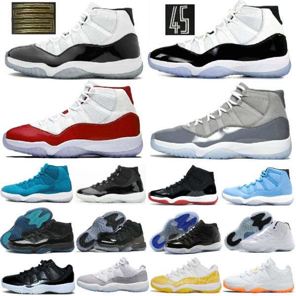 

11 basketball shoes 11s metallic silver white dmp jubilee 25th anniversary bred cherry limited edition release men concords columbia pantone