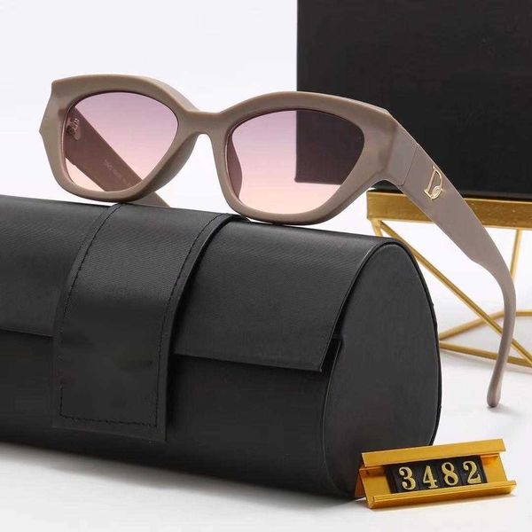 

luxury and fashion sunglasses trendy women's small frame outdoor tourism street ps anti glare sun glasses, White;black