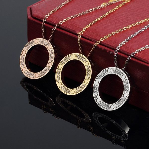 

gold neacklace men's and women's pendant necklaces fashion designer design stainless steel necklace man's valentine's da, Silver