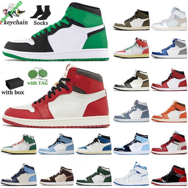 

dhgate shoe retros jumpman 1 basketball shoes men 1s lost and found lucky green university blue patent panda dark mocha bred unc smoke grey