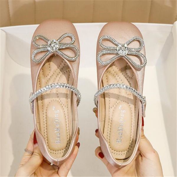 

girls shoe sandals rhinestone bow kids casual sneakers toddler baby shoes comfort princess leather shoes breathable children shoes, Black;red